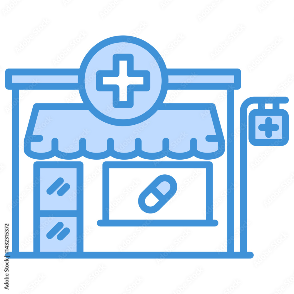Obraz premium Pharmacy Icon
