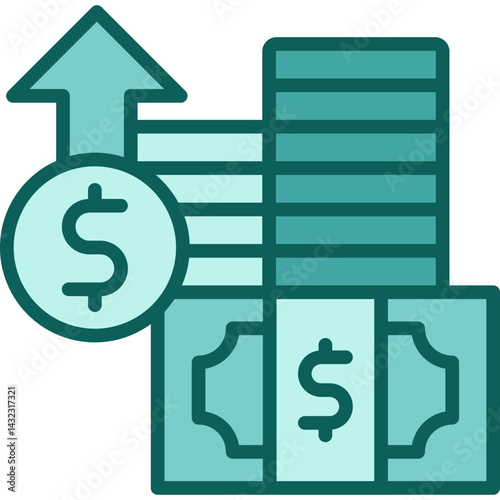 Increase Revenue solid icon