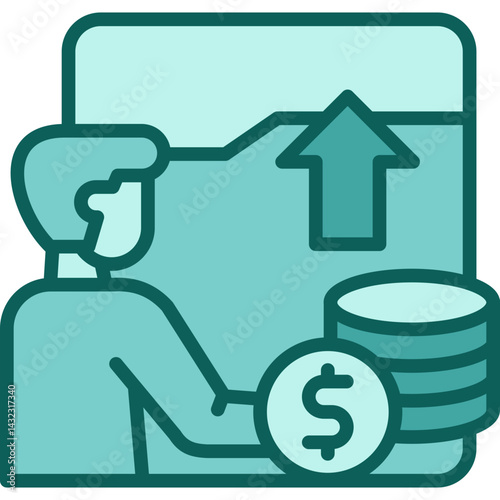 Profit solid icon