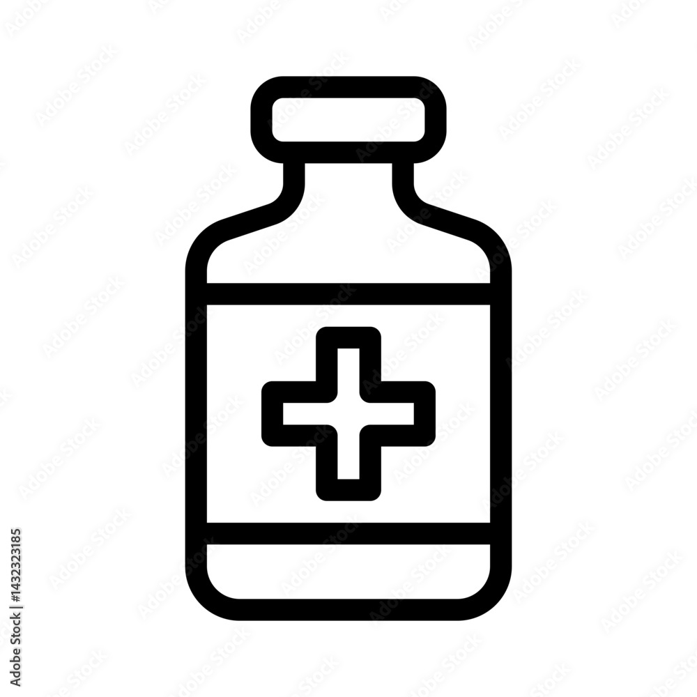 Obraz premium syrup line icon