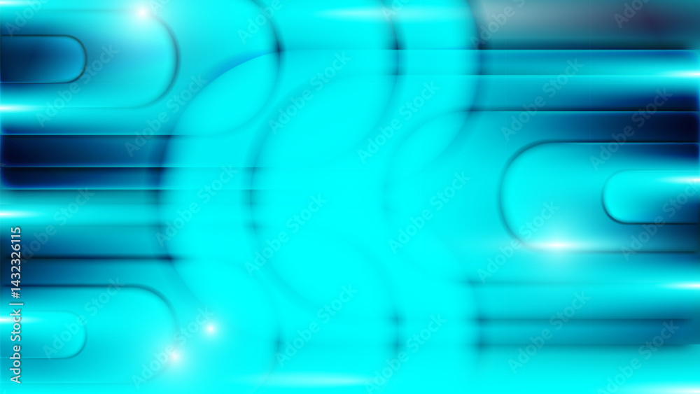 Fundo azul de luzes