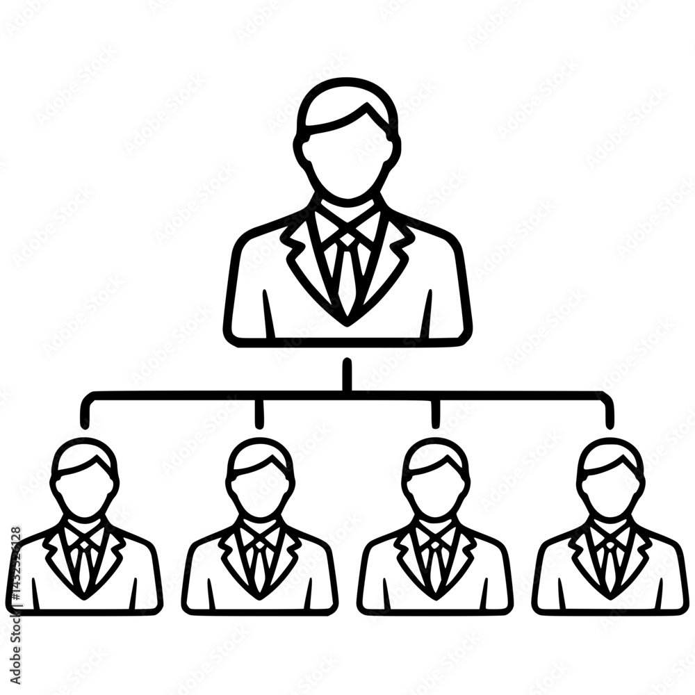 A vector icon set features diverse business people avatars, symbols for office teams, and user profiles A vector icon set features diverse business people avatars, symbols for office teams, and user profiles