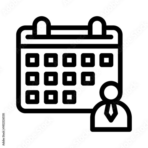 membership duration line icon