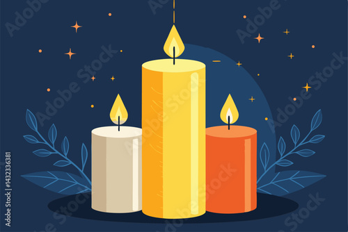A single lit candle ignites several unlit candles, symbolizing the spreading of kindness and compassion.  Warm, soft lighting emphasizes the act of generosity.