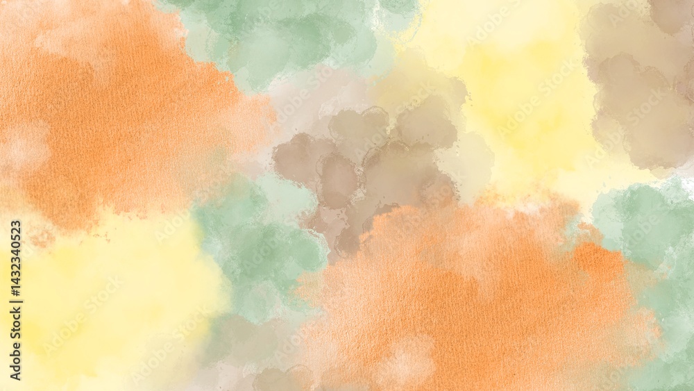 Obraz premium Watercolor Background With Pastel Color