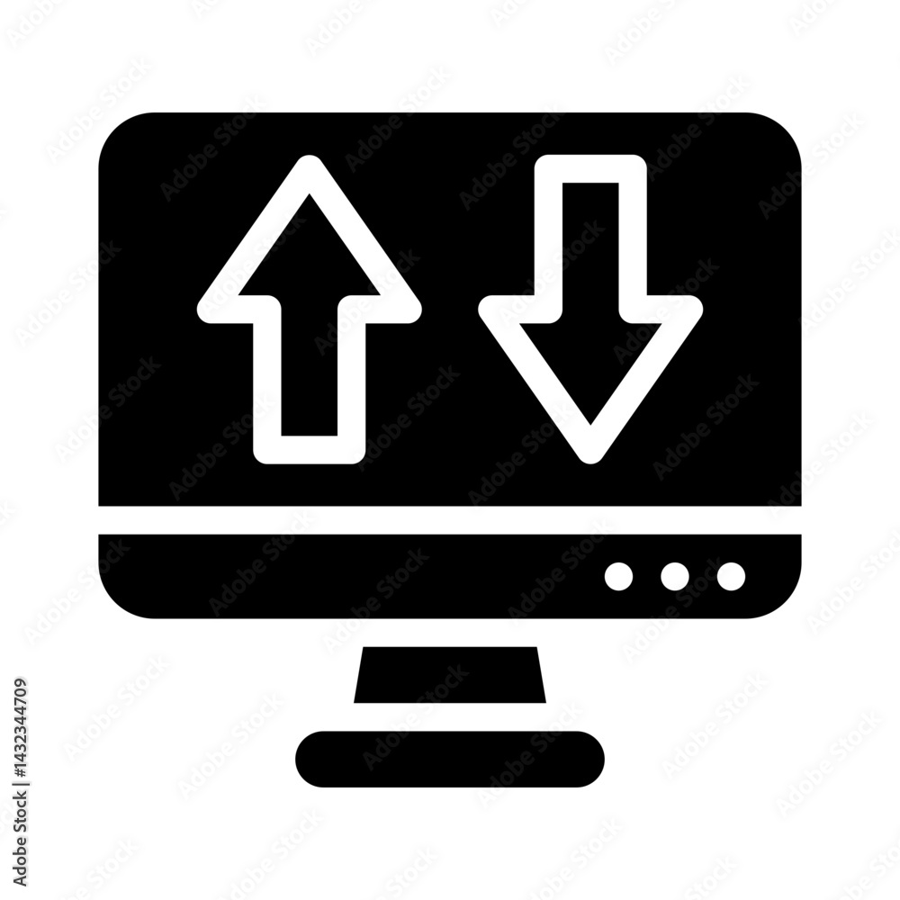 live teaching glyph icon live teaching glyph icon