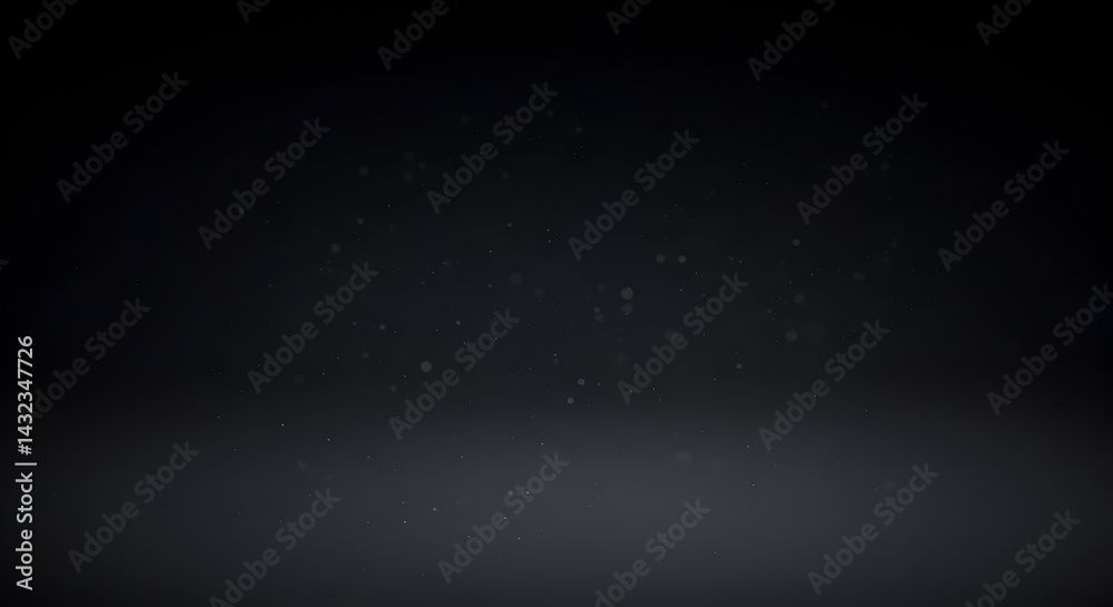 Obraz premium Abstract Dark Background With Floating Dust Particles And Subtle Lighting