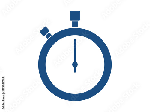 Free Download Stopwatch icon. Fitness icon and symbol. Fitness elements. Fitness equipment. Simple flat vector icon.	 - GFXLoad