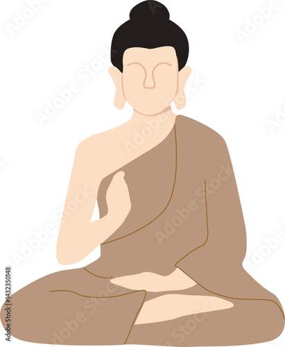 부처님오신날 석가탄신일 절 일러스트