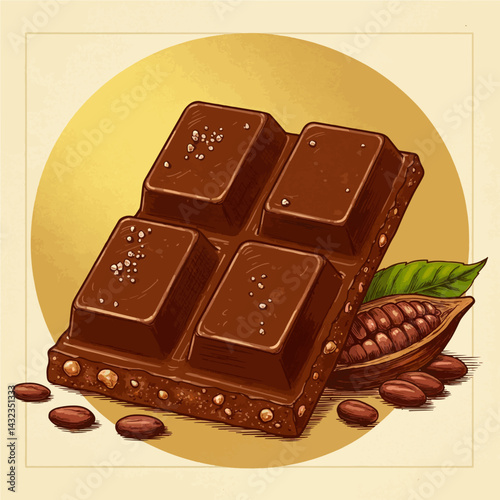 Savor the Moments: A Perfect Piece of Chocolate 