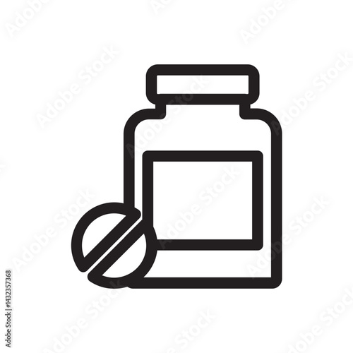 medicine bottle line