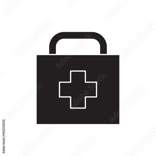 first aid kit glyph