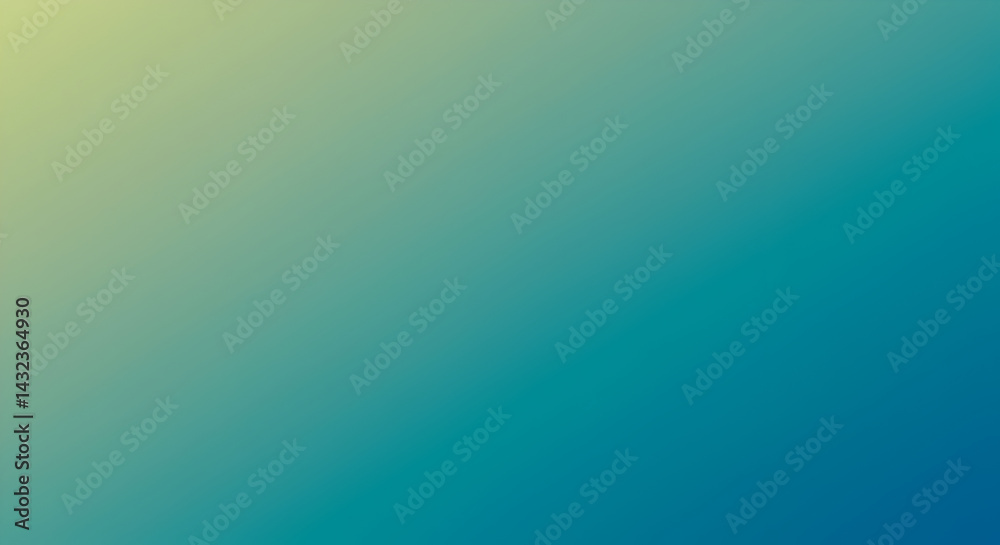 Fototapeta premium Smooth Color Transition From Light Green To Deep Blue Background