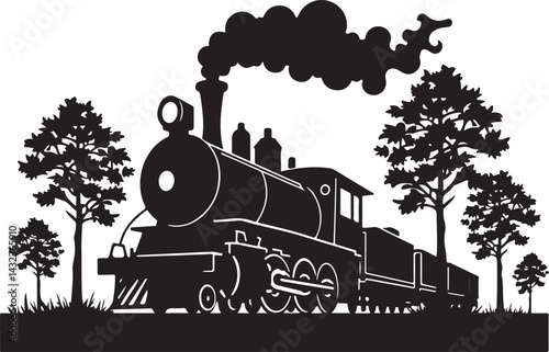 Train Silhouette SVG | Vintage Locomotive Vector Clipart

Steam Engine Train SVG | Railroad Silhouette Design

Classic Train Vector | Transportation SVG Cut File

Train Locomotive Silhouette | Retro R