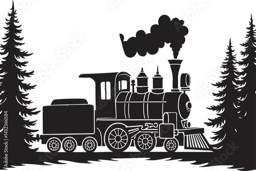 Train Silhouette SVG | Vintage Locomotive Vector Clipart

Steam Engine Train SVG | Railroad Silhouette Design

Classic Train Vector | Transportation SVG Cut File

Train Locomotive Silhouette | Retro R