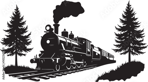 Train Silhouette SVG | Vintage Locomotive Vector Clipart

Steam Engine Train SVG | Railroad Silhouette Design

Classic Train Vector | Transportation SVG Cut File

Train Locomotive Silhouette | Retro R