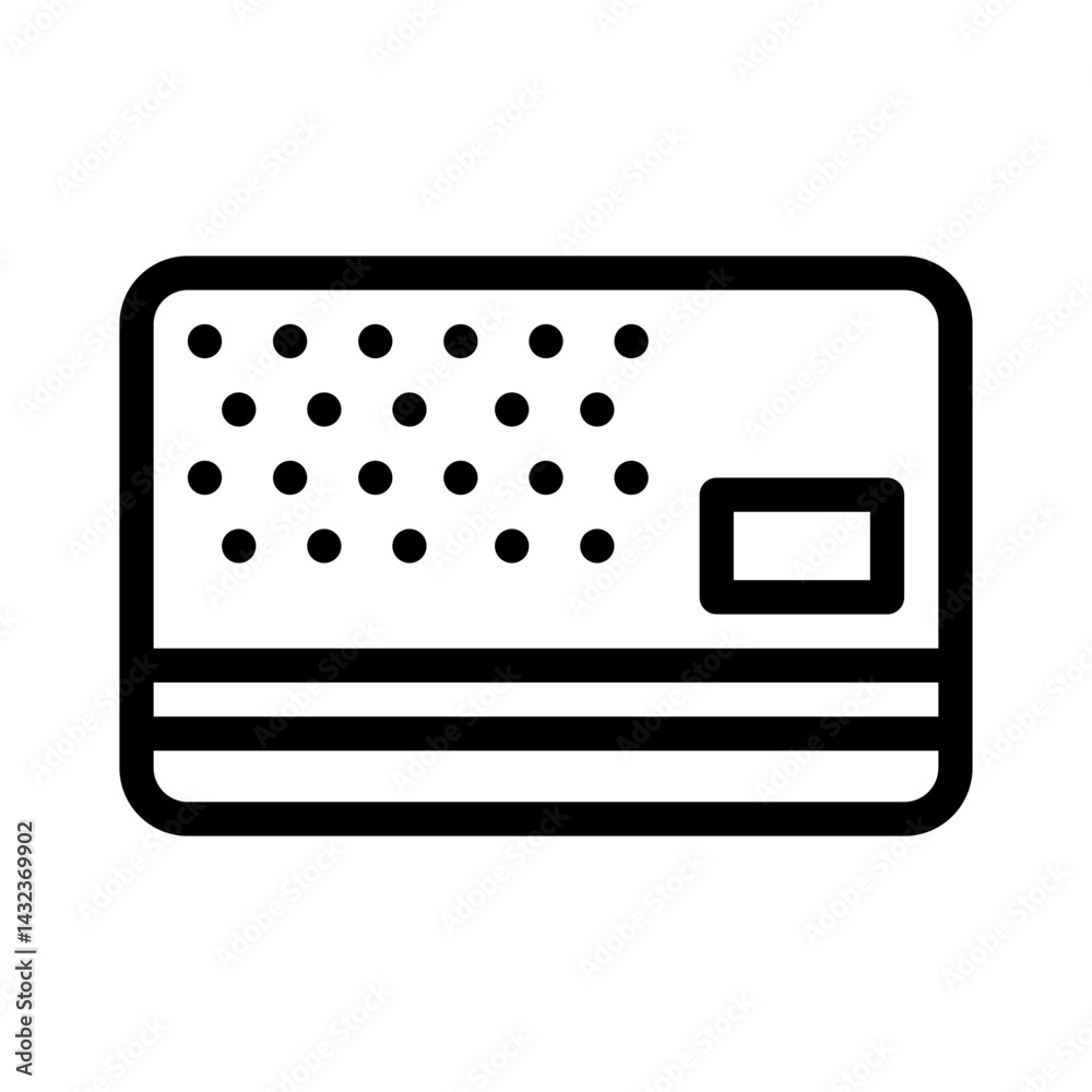 loyalty card line icon loyalty card line icon