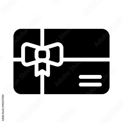 loyalty gift glyph icon