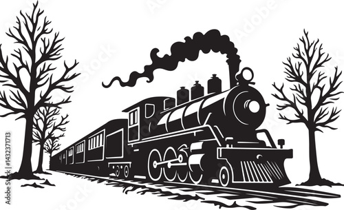 Train Silhouette SVG | Vintage Locomotive Vector Clipart

Steam Engine Train SVG | Railroad Silhouette Design

Classic Train Vector | Transportation SVG Cut File

Train Locomotive Silhouette | Retro R