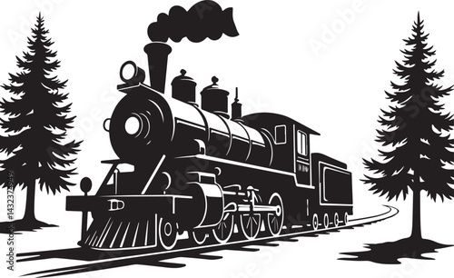 Train Silhouette SVG | Vintage Locomotive Vector Clipart

Steam Engine Train SVG | Railroad Silhouette Design

Classic Train Vector | Transportation SVG Cut File

Train Locomotive Silhouette | Retro R