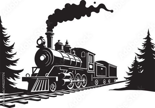 Train Silhouette SVG | Vintage Locomotive Vector Clipart

Steam Engine Train SVG | Railroad Silhouette Design

Classic Train Vector | Transportation SVG Cut File

Train Locomotive Silhouette | Retro R