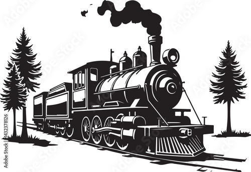Train Silhouette SVG | Vintage Locomotive Vector Clipart

Steam Engine Train SVG | Railroad Silhouette Design

Classic Train Vector | Transportation SVG Cut File

Train Locomotive Silhouette | Retro R