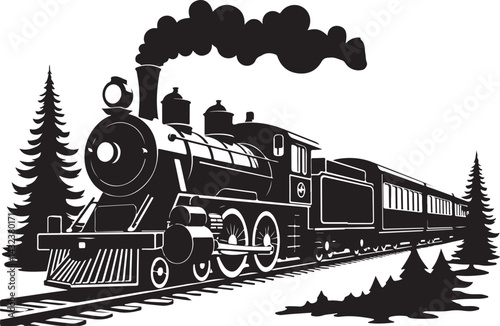 Train Silhouette SVG | Vintage Locomotive Vector Clipart

Steam Engine Train SVG | Railroad Silhouette Design

Classic Train Vector | Transportation SVG Cut File

Train Locomotive Silhouette | Retro R