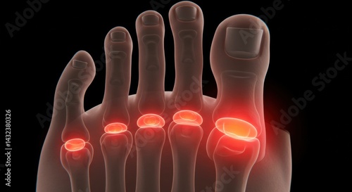 Toe Pain Anatomy Foot Gout Bunion Nail