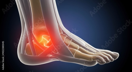 Ankle Sprain Anatomy Foot Swelling Tendon Ligament