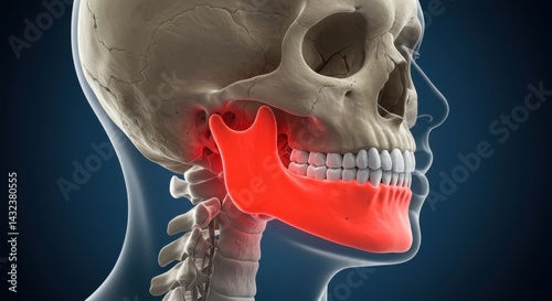 Jaw Pain Anatomy Skull Dental TMJ Mandibular