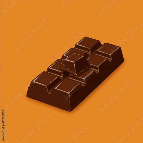 Simple Indulgence: A Classic Chocolate Bar 