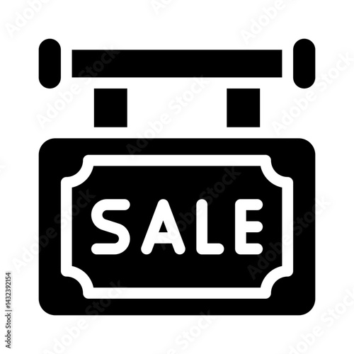 black friday glyph icon