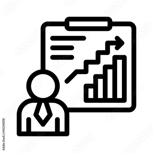 affiliate report line icon