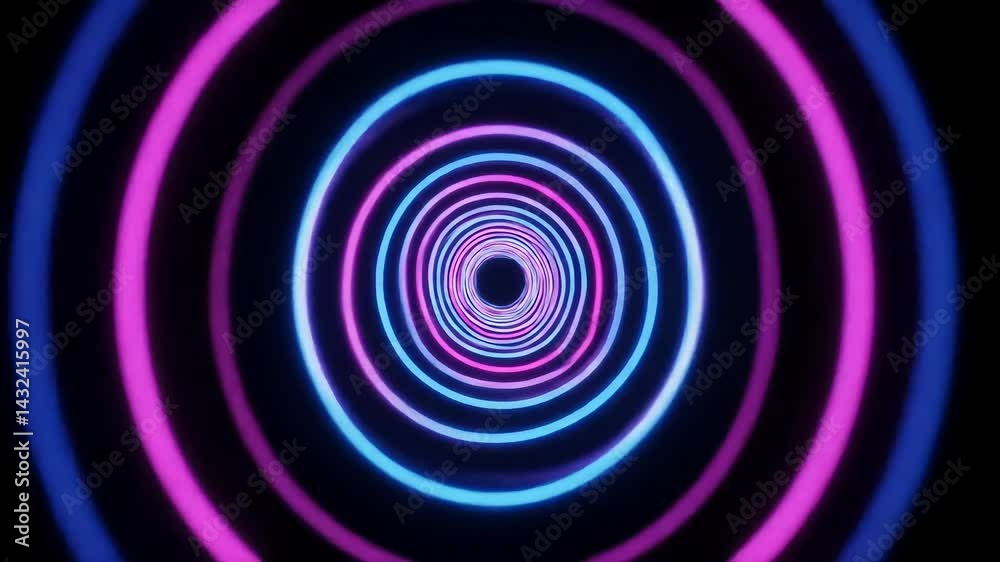 Neon Light Pulse Tunnel Loop - Blue Magenta VJ Background Animation Futuristic Abstract Energy Rings Motion Neon Light Pulse Tunnel Loop - Blue Magenta VJ Background Animation Futuristic Abstract Energy Rings Motion