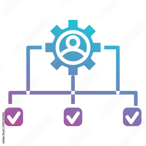 process validation icon element for design