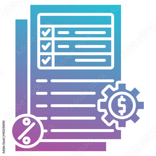 tax audit icon element for design