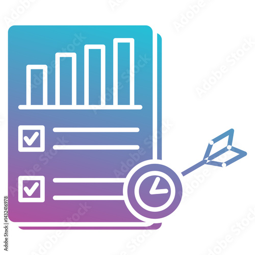 compliance target icon element for design