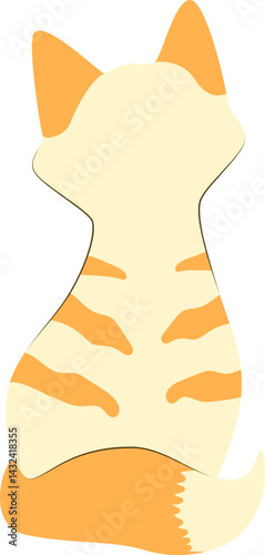 Cute Cartoon Cat Illustration