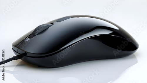 black computer mouse