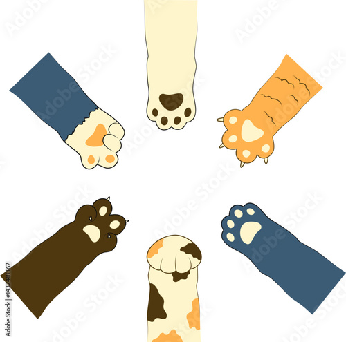 Cute Cartoon Cat Illustration