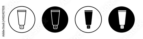 Cosmetic tube Simple vector icons illustrations for graphic design.