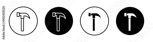 Hammer Simple vector icons illustrations for graphic design.