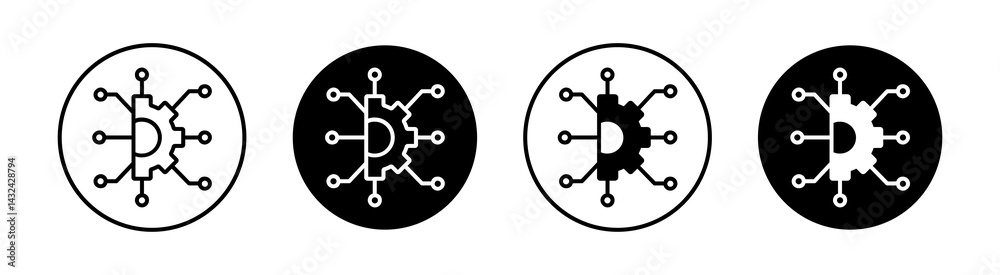 Integration Simple vector icons illustrations for graphic design. Integration Simple vector icons illustrations for graphic design.