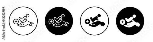 Neonatologist Simple vector icons illustrations for graphic design.