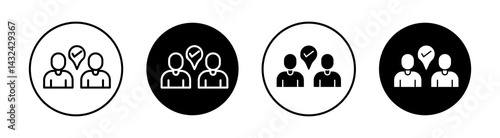 Partner program Simple vector icons illustrations for graphic design.