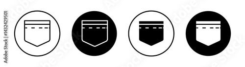 Pocket Simple vector icons illustrations for graphic design.