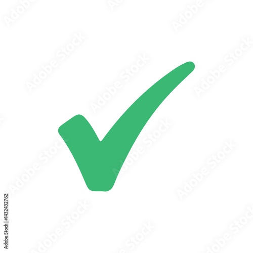check mark icon. tick mark with checkbox icon. Vector Illustration Eps 10
