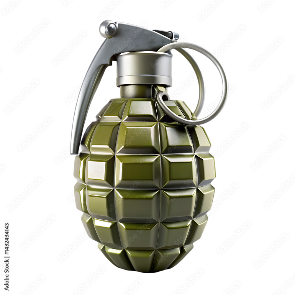 Fototapeta premium Military Grenade: High-Resolution Image