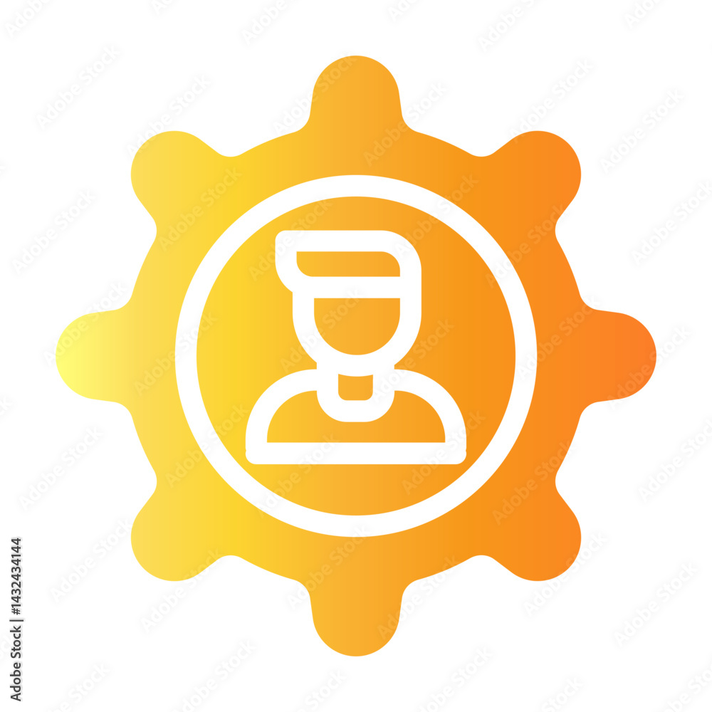 human resource Gradient icon human resource Gradient icon