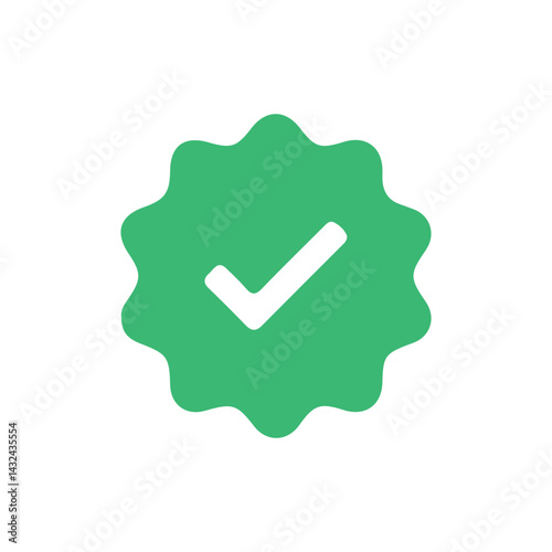 Green tick icon. Check mark icon symbols vector. sign, yes, right, Check box icon with correct, accept checkmark icon. 